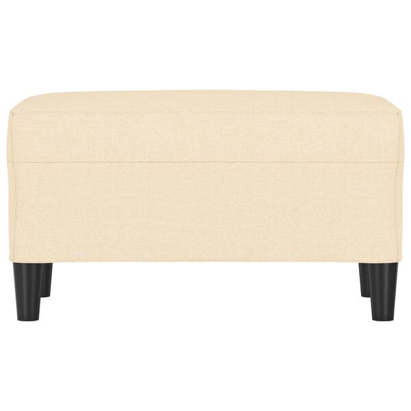 vidaXL Banc Crème 70x35x41 cm Tissu
