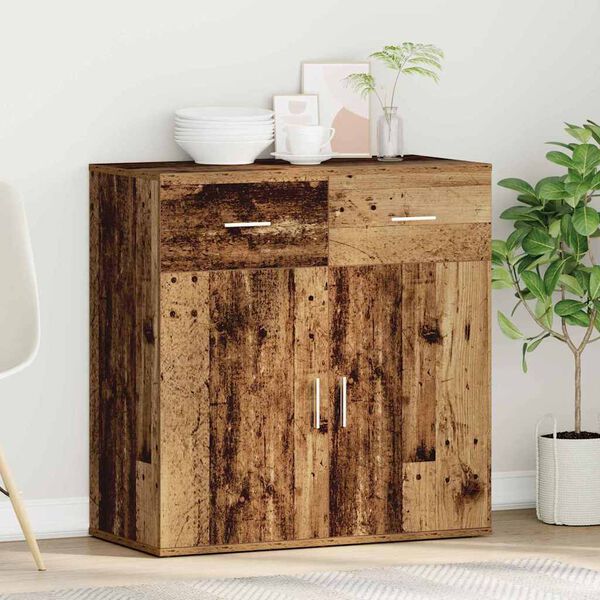 vidaXL Buffet Bois ancien 78 x 38 x 80 cm Bois d'ing&eacute;nierie