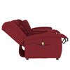 vidaXL Fauteuil de massage inclinable 2 places porte-gobelet bordeaux