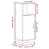 vidaXL Meuble de salle de bain Ch&ecirc;ne Sonoma 35x37,5x100 cm Bois d'ing&eacute;nierie