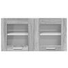 vidaXL Armoire suspendue Gris Sonoma et Blanc 80 x 31 x 40 cm