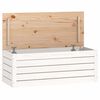 vidaXL Bo&icirc;te de rangement Blanc 89x36,5x33 cm Bois massif de pin