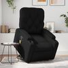 vidaXL Fauteuil inclinable de massage Noir Similicuir