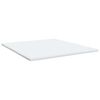 vidaXL Sommier &agrave; lattes de lit avec matelas Bleu 200x200 cm Tissu