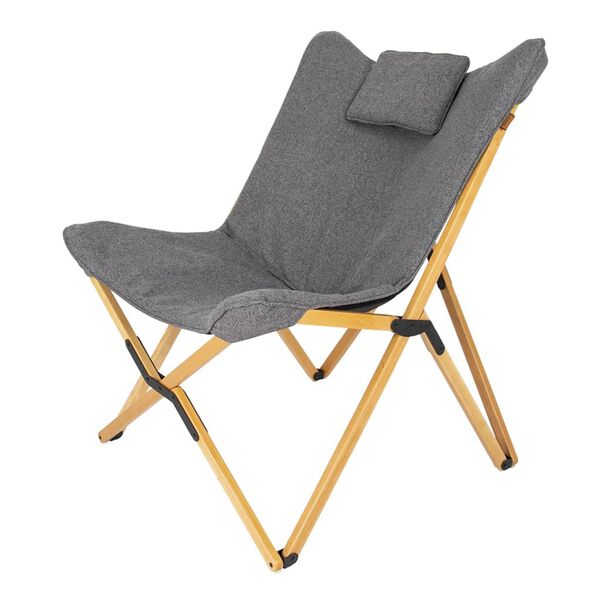 Bo-Camp Chaise de d&eacute;tente Wembley L Gris
