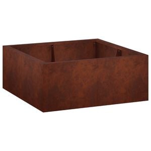 vidaXL Mur de sout&egrave;nement 4 pc 100 x 100 x 40 cm Acier patin&eacute; Rouill&eacute;