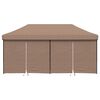 vidaXL Tente de f&ecirc;te Marron 292 x 580 x 315 cm Tissu Oxford