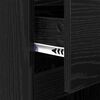 vidaXL Cabinet de chevet Ch&ecirc;ne noir 40 x 35 x 70 cm Bois d'ing&eacute;nierie