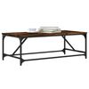 vidaXL Table basse Ch&ecirc;ne fum&eacute; 100x50x35 cm Bois d'ing&eacute;nierie