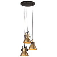 vidaXL Lampe suspendue 25 W laiton antique 30x30x100 cm E27
