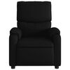 vidaXL Fauteuil inclinable Noir Similicuir