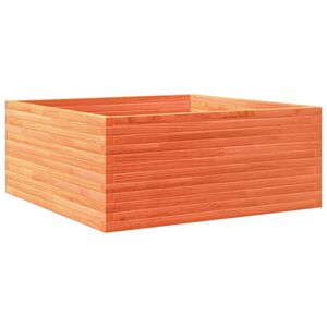 vidaXL Jardini&egrave;re cire marron 110x110x46 cm bois de pin massif