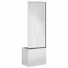 vidaXL &Eacute;cran de confidentialit&eacute; de jardin Fretwork Argent&eacute; 50 x 140 cm
