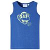 D&eacute;bardeur enfant m&eacute;lange bleu 128