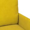 vidaXL Ensembles de canap&eacute;s 3 pcs Jaune 115 x 56 x 80 cm Contreplaqu&eacute;