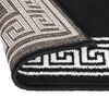 vidaXL Tapis BCF Noir avec motif 100x300 cm