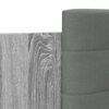 vidaXL Cadre de lit sans matelas sonoma gris 120x200 cm