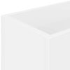 vidaXL Porte-parapluie Blanc 40 x 20 x 55,5 cm Bois d'ing&eacute;nierie