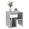 vidaXL Table de chevet gris b&eacute;ton 40x30x40 cm bois d'ing&eacute;nierie
