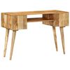 vidaXL Bureau avec tiroirs 110x47x76 cm bois de manguier solide