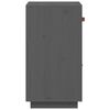 vidaXL Buffet Gris 34x40x75 cm Bois massif de pin