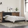 vidaXL Cadre de lit sans matelas noir 75x190 cm