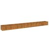 vidaXL Jardini&egrave;re sur&eacute;lev&eacute;e 482 x 50 x 36 cm Acier Corten