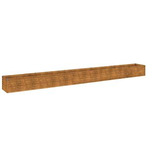 vidaXL Jardini&egrave;re sur&eacute;lev&eacute;e 482 x 50 x 36 cm Acier Corten