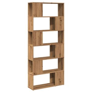 vidaXL Biblioth&egrave;que/S&eacute;parateur de pi&egrave;ce ch&ecirc;ne artisanal 80x24x186 cm