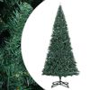 vidaXL Sapin de No&euml;l artificiel avec support vert 500 cm PVC