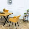 Home&Styling Support &agrave; plantes avec 4 &eacute;tag&egrave;res naturel et noir
