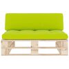 vidaXL Canap&eacute; central palette de jardin bois de pin impr&eacute;gn&eacute;
