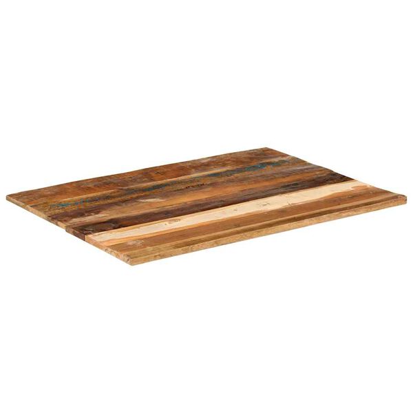 vidaXL Dessus de table rectangulaire 60x80 cm 15-16 mm Bois récupéré
