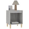 vidaXL Tables de chevet 2 pcs Sonoma gris 40x35x50 cm
