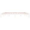 vidaXL Cadre de lit sans matelas blanc bois massif de pin 200x200 cm