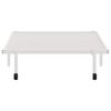 vidaXL Cadre de lit sans matelas pliable blanc 100x200 cm acier