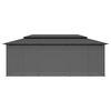 vidaXL Belv&eacute;d&egrave;re avec rideaux 600x298x270 cm Anthracite