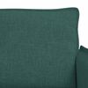 vidaXL Canap&eacute; 140cm 2 pcs Vert fonc&eacute; M&eacute;tал