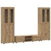 vidaXL Ensemble meuble TV FLORIN 3 pcs Ch&ecirc;ne artisanal