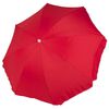 Bo-Camp Parasol de jardin 165 cm rouge