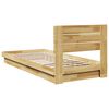 vidaXL Cadre de lit avec t&ecirc;te de lit sans matelas 80x200 cm