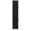 vidaXL Haut Armoire 2 pcs Ch&ecirc;ne noir Bois d'ing&eacute;nierie