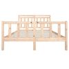 vidaXL Cadre de lit sans matelas bois massif 160x200 cm
