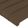vidaXL Sommier &agrave; lattes de lit avec matelas Marron fonc&eacute; 120x200 cm