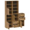 vidaXL Armoires latérales 5 pcs ODDA 40x24x79 cm bois massif pin