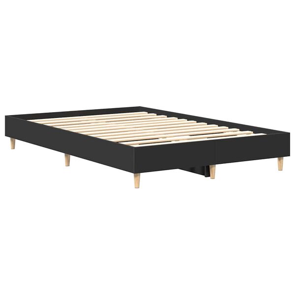 vidaXL Cadre de lit sans matelas noir 120x200 cm