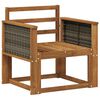 vidaXL Sofa de milieu ext&eacute;rieur Bois d'Acacia Massif Naturel