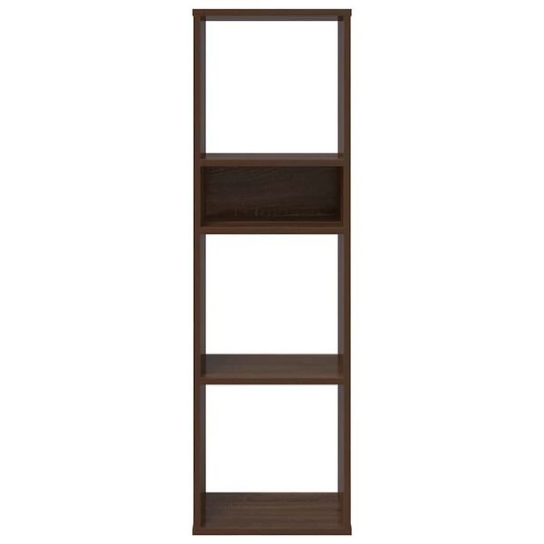 vidaXL Biblioth&egrave;que ch&ecirc;ne marron 34x31x112 cm bois d'ing&eacute;nierie