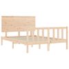 vidaXL Cadre de lit sans matelas 140x200 cm bois massif de pin