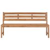 vidaXL Banc de jardin 170 cm Bois de teck solide